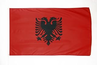 AZ FLAG Albania Flag 3' x 5' - Albanian flags 90 x 150 cm - Banner 3x5 ft