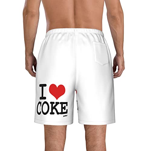 I Love Coke by Wam Men'S Beach Shorts Board Trunks Classic Bathing Suits Quick Dry Boxer Briefs3