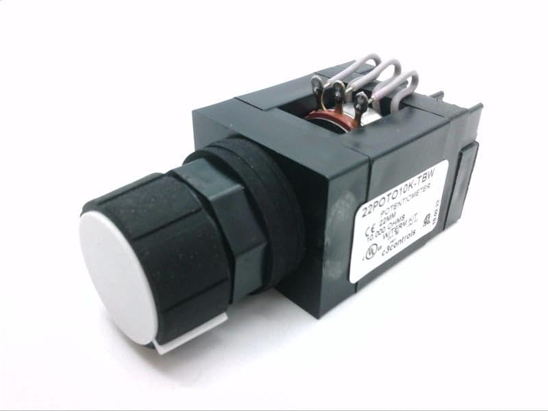 22POTO10K-TBW with Terminal KIT, Potentiometer Operator, 22 MM, 10K OHMS