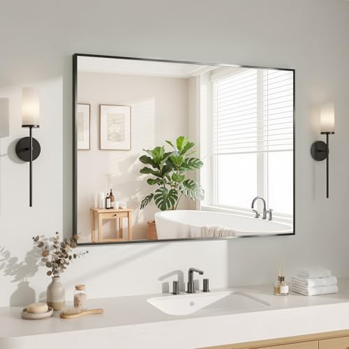 Koonmi 30x40 Black Wall Mirror