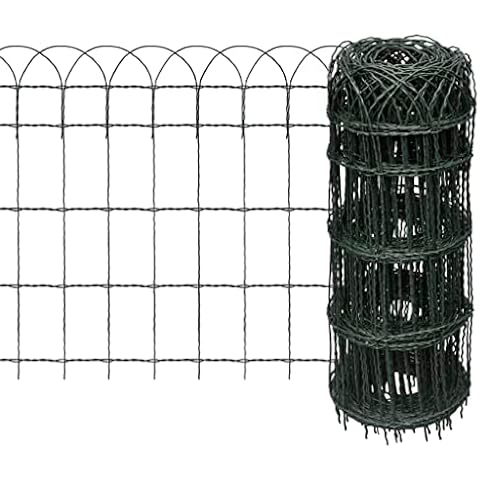 vidaXL 25m Green Garden Border Fence Cover