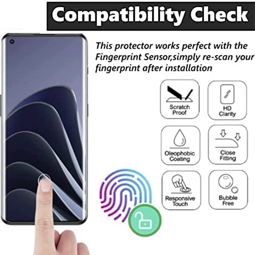 Image of MOBIKTC Vivo V27 5G - Vivo V27 Pro 5G Tempered Glass Screen Protector Matte UV Curved Edge to Edge /HD /Fingerprint Working /9H Tempered Glass Screen Protector for Vivo V27 5g & Vivo V27 Pro - Camera Puch Hole