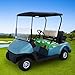 AQQA Golf Cart Seat Covers, Tropical Palm Leaf-Boho-Marble Microfiber Golf Cart Seat Blanket, Golf Blanket, Golf Accessories, Golf Cart Seat Towel Fits All 2-Seat Golf Carts, 55