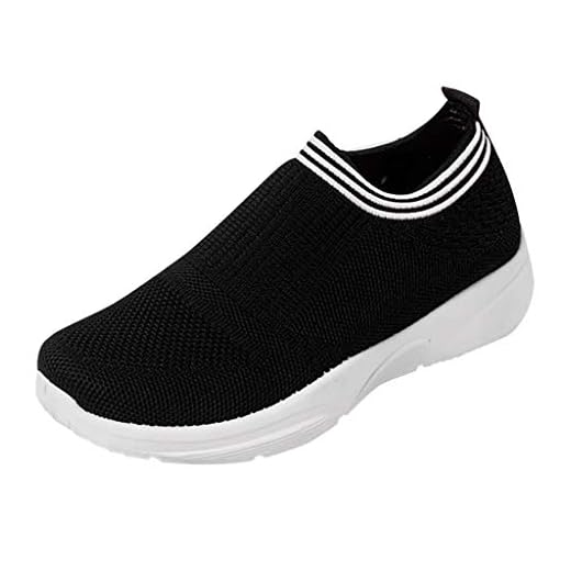 Chaussures Femme Ete Confortable Pas Cher Soldes Baskets Basses Plate Running Fitness Sport Respirant Mesh Chaussette Femmes Sneakers Outdoors Jogging