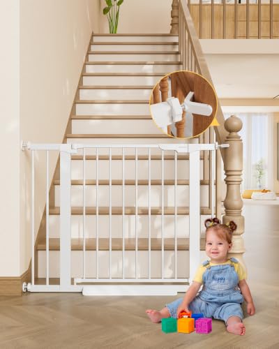 InnoTruth 29.6-39.1 in Wide Baby Gate for Stairs...