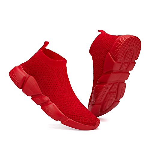 Image of Casbeam Men's Running Knit Comfortable Lightweight Breathable Casual Sports Shoes Fashion Sneakers Slip-On Walking Shoes