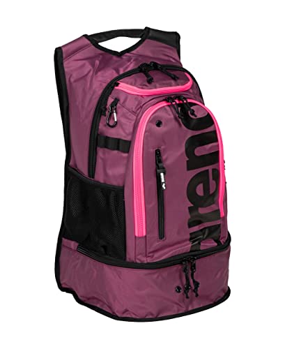 Image of Arena Fastpack 3.0 Sporty Backpack for Swimming, Sea, Gym and Sports, Water-Repellent Travel Bag with Padded Shoulder Straps, Shoe and Wet Clothes Compartment, 40 litres