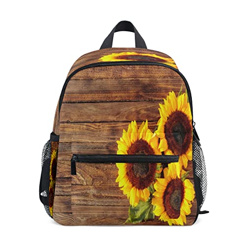Sac à dos imperméable tournesols pour enfants filles et garçons idéal pour l'école