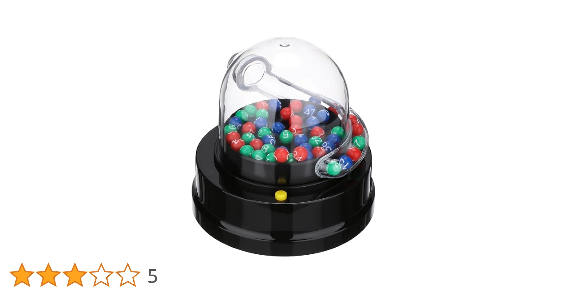 Amazon.co.jp: EXCEART 抽選機 抽選グッズ ガラポン 透明 ビンゴ