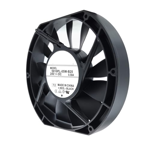 Ventilateur de refroidissement 24V 172x172x25mm pour stopper la surchauffe des machines