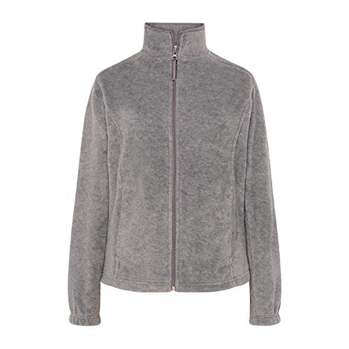 FYL - Chaqueta polar para mujer, gris, L
