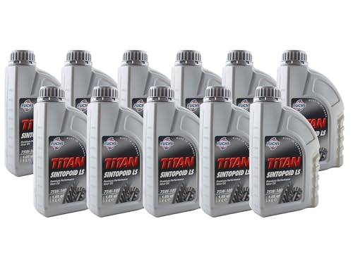 Fuchs 11 Liter TITAN SINTOPOID LS SAE 75W-140 Gear Oil (11 x 1L)