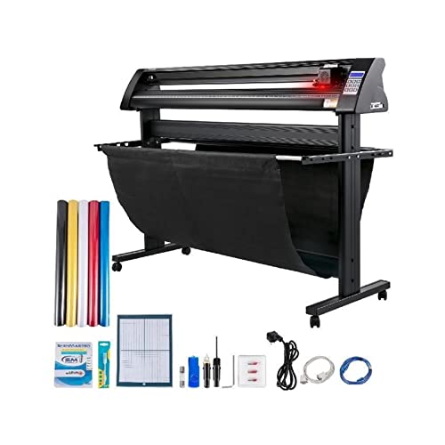 Cortadora de vinilo semiautomática de 28/34/53 pulgadas, plotter de corte, impresora con soporte de suelo, 3 cuchillas, pantalla LCD(870mm)