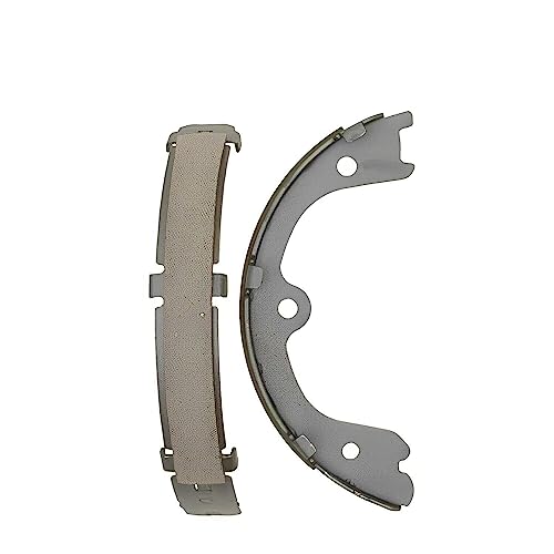 Image of Detroit Axle - Rear Brake Shoes for Nissan Pathfinder Murano Frontier GT-R Quest Xterra Suzuki Equator Infiniti FX35 FX37 FX50 JX35 Q50 M35h M37 M56 Q50, Semi-metallic Brake Shoes Replacement