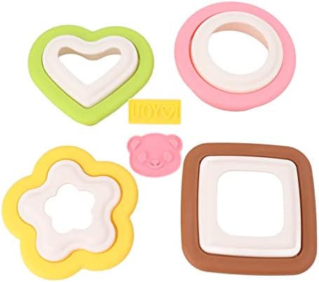 10 Peças Conjunto de Cortador Sanduíche Desmontável para Assar To...