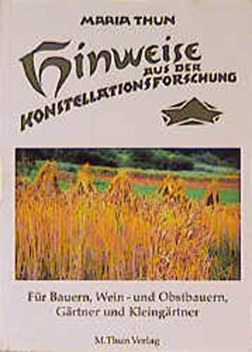 Hinweise aus der Konstellationsforschung f?r