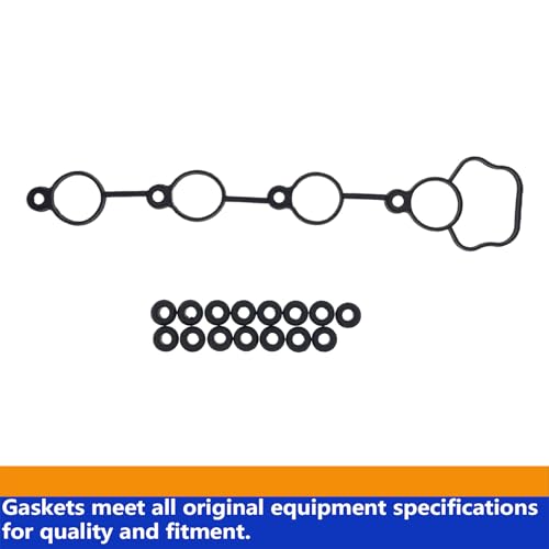 Image of Valve Cover Gasket Replacement for 12598014 2.2L 2.4L Ecotec | Plastic Only, Cobalt 06-09, HHR 06-11, Malibu 10-12, Solstice 06-09, Vue 07-10, G6 06-10, Sky 07-10, LE5 LAP LE8, No Aluminum