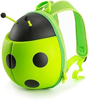 Kiddietotes Ladybug Backpack for Toddlers, and Children - Perfect for Daycare, Preschool, Kindergarten, and Elementary School
