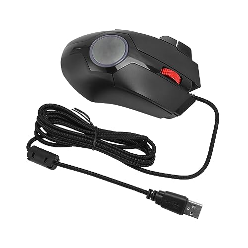 7200 DPI RGB BT Gaming Mouse, Ergonomic Design with Fire, 8 Keys for Laptop PC, Adjustable DPI, 13 Lighting Modes, Wired