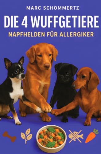 Die 4 Wuffgetiere - Napfhelden für Allergiker: 30 Rezepte für allergikerfreundliches Hundefutter