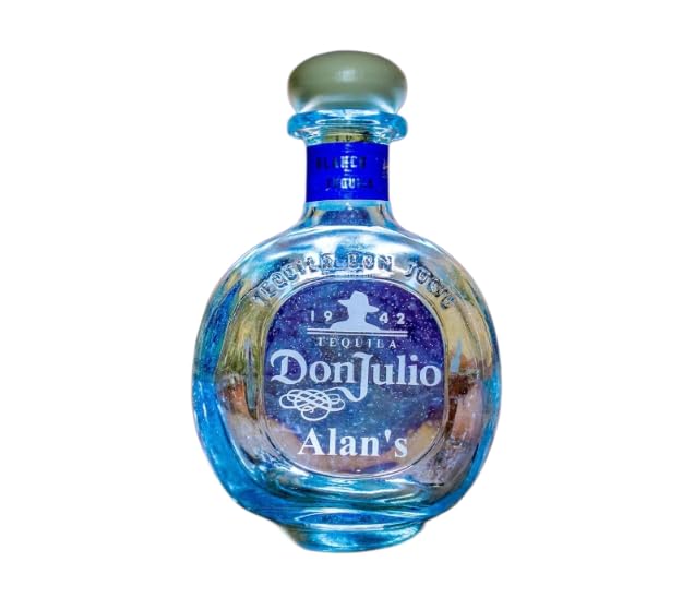 Don Julio Blanco Personalized Engraved EMPTY Bottle/Decanter (Compatible replacement for Don Julio bottle)