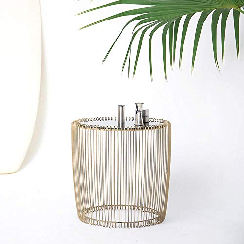 Table basse ronde en verre trempé noir compacte pour petits espaces - 5