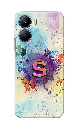Image of PRINTFIDAA� Printed Hard Back Cover Case for Vivo Y56 5G Back Cover (Alphabet S) -2808