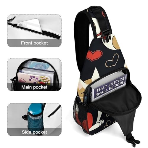 Bolso Sling Bandolera Casual para Senderismo y Viaje miniatura 4