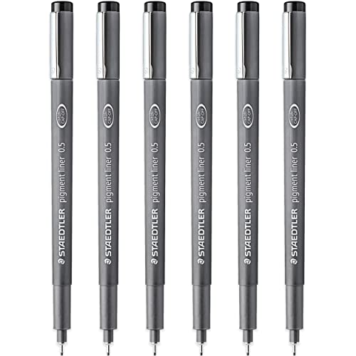 STAEDTLER Pigmentliner 0,3 Mm – Schwarze Tinte, 2er Pack