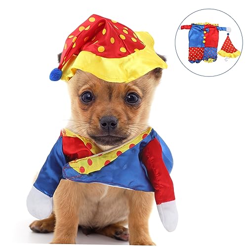 Disfraz de payaso para perro 2XL Happyyami miniatura 6