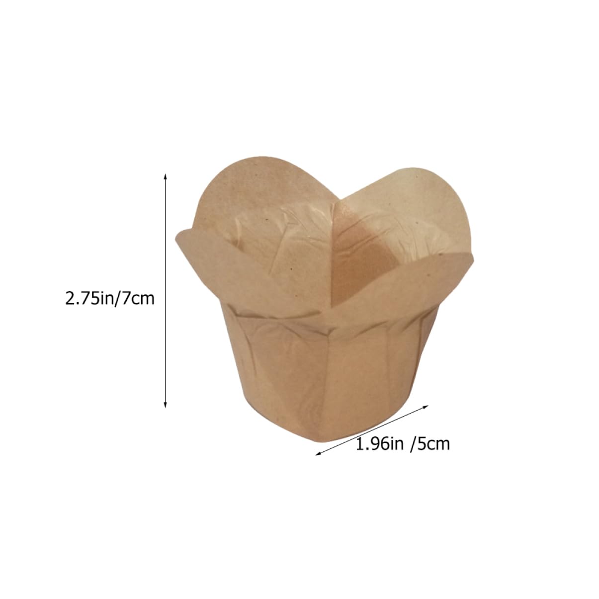3 Sets Elegante Cupcake-förmchen Backförmchen Pergamentpapier Antihaft-muffinförmchen 100 Stück * 3