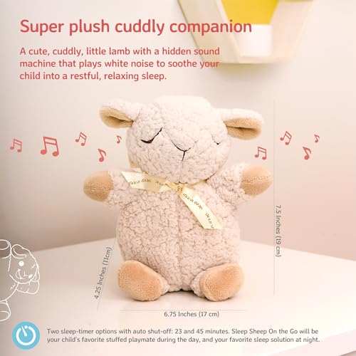 Image of Cloud b Sound Machine with White Noise Soothing Sounds | Adjustable Settings & Auto-Shutoff | Ideal for Travel | Sleep Sheep On The Go