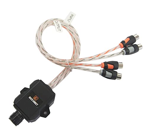 RD Remote Amplifier Level Controller, Universal Car Bass Regulator Level Control RD01-RVC Car Amplifier Bass Knob Control Via RCA, Universal Amplifier Level Control