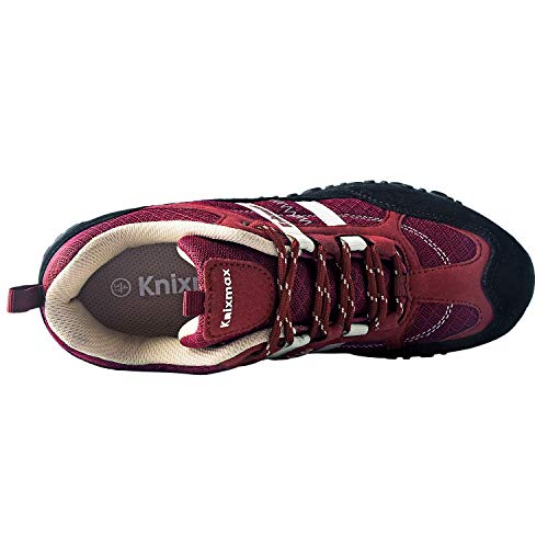 Image of Knixmax Women's Hiking Shoes Lightweight Non-Slip Climbing Trekking Sneakers for Woman Camping Backpacking Shoe