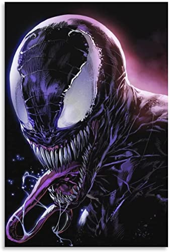 Impresión de lienzo Venom Movie Poster Canvas Wall Art Prints Living Room Picture Posters 50x70cm...