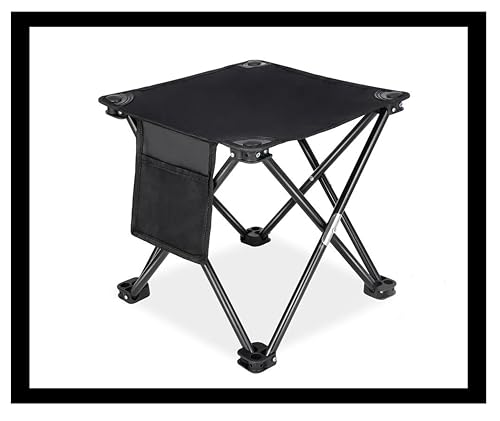 G POWERED Metal Folding Chair Stool For Camping Travelling With Portable Bag, Foldable Camping Stool...