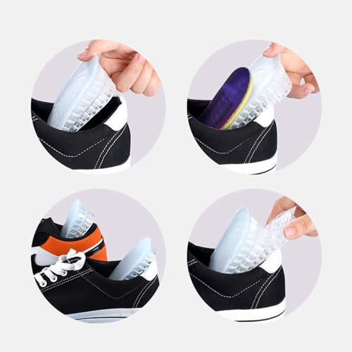 Plantillas elevadoras transparentes de silicona para hombre y mujer miniatura 7