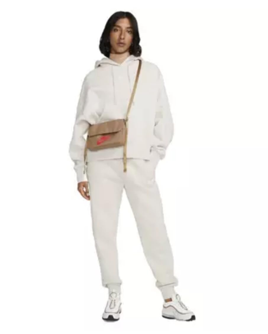 NIKE DQ5688-104 W NSW PHNX FLC HR Pant STD Pants Women's LT Orewood BRN/SAIL Size S-S