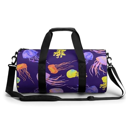 Sac de sport gym pieuvre colore ultra polyvalent 45x23cm
