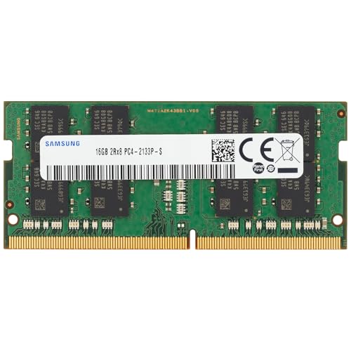 Image of Samsung 16GB DDR4 2133MHz PC4-17000 (PC4-2133P) CL15 SODIMM 2Rx8 Dual Rank 1.2V 260-Pin Laptop, Notebook RAM Memory