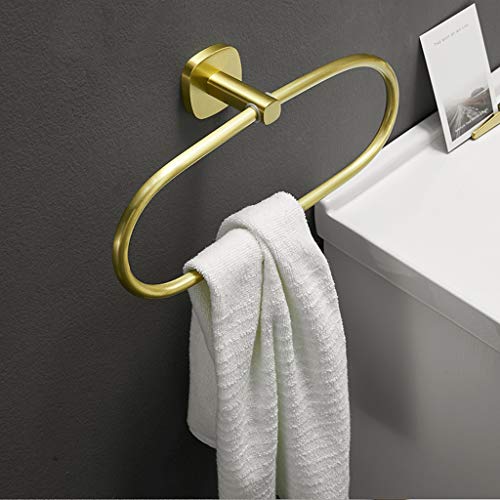 Toallero de baño montado en la pared con sistema autoadhesivo 5