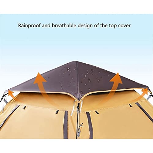 Carpa automática para camping 3-4 personas azul cielo miniatura 3