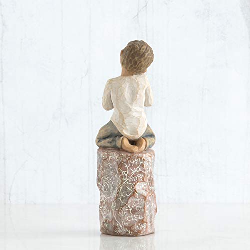 Willow Tree Something Special Figurine, Bronze & Ivory, 5.5" H - Image 4