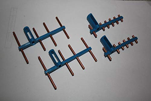 Yagi Drone Prints 2.4GHz & 5.8GHz Copper Antenna Range Extender combo set forDJI Mavic Mini, Pro, Pro2, Air, Spark, Zoom (Blue)