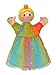 Handpuppe Tierhandpuppen Fee Prinzessin, Mehrfarbig 30 cm, Ideal für Puppentheater und Rollenspiele, für Kinder Baby Jungen Mädchen