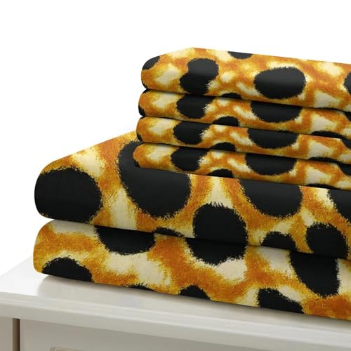 Parure de lit motif animalier 3D de qualité supérieure en microfibre résistante avec zip caché