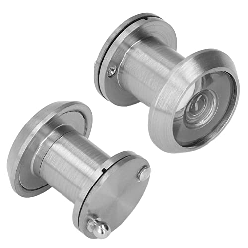 Sicherheits Türspion, Anti Diebstahl Türspion aus Kupfer für den Haushalt Guckloch mit Hinterer Abdeckung 15–25 Mm 220 Grad Großer Blickwinkel Türstärke Türspion für Zuhause Büro Hotel