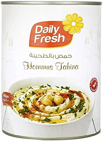 AT7 Daily Fresh Hommus Tahina, Hummus, 400 GM (Product of UAE )