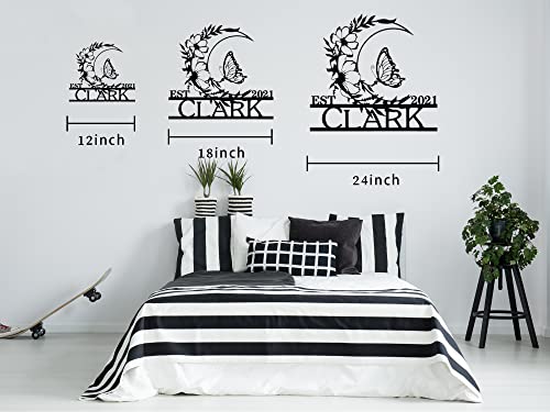 Personalized Family Last Name Metal Sign, Customized Last Name Family Name Sign, Est Year Established Sign, Decorative Letter Monogram With Name Date, Wall Hanging, Housewarming Gift For Couple, Wedding Gift, New Home Gift #TOP5