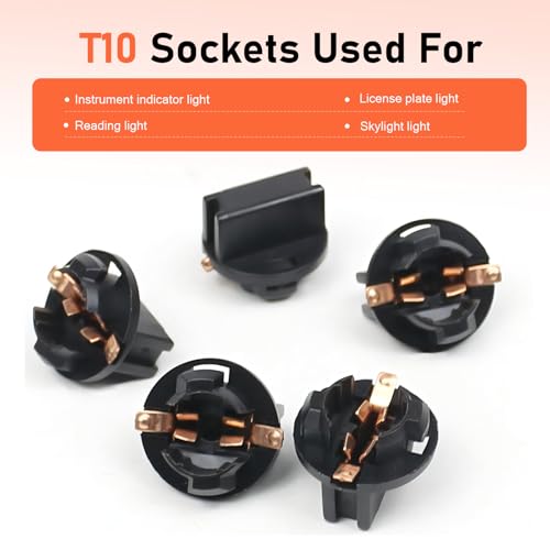 20 sockets T10 con bloqueo giratorio para autos miniatura 4